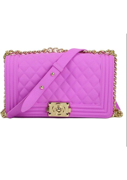 16 Tasarım Kadın Şeker Messenger Omuz Crossbody Kadın Cüzdan Kadın Için Renkli Gökkuşağı Jöle Çantası (Yurt Dışından) fiyatları