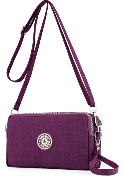 Sıcak Pembe Kadın Crossbody Evrensel Cep Telefonu Omuz Doğa Sporları Cüzdan Omuz Kılıfı Messenger Bozuk Para Cüzdanı Çantası (Yurt Dışından) fiyatları