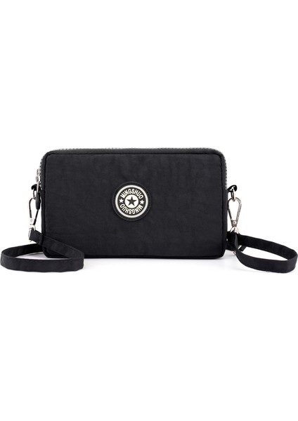 Sıcak Pembe Kadın Crossbody Evrensel Cep Telefonu Omuz Doğa Sporları Cüzdan Omuz Kılıfı Messenger Bozuk Para Cüzdanı Çantası (Yurt Dışından) fırsatları