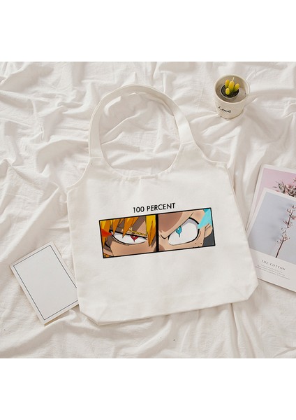 16521 My Hero Academia Alışveriş Manga Grafik Tuval Omuz Kadın Ulzzang Grunge Tote Alışveriş Anime Harajuku Çantası (Yurt Dışından) fırsatları