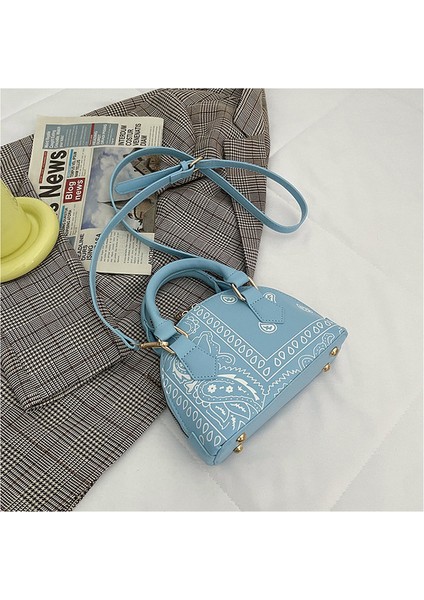 Açık Kaju Çiçek Omuz Kadın Için Retro Tasarım Kadın Üst Kolu Kabuk Kadın Seti Crossbody Çantası (Yurt Dışından)