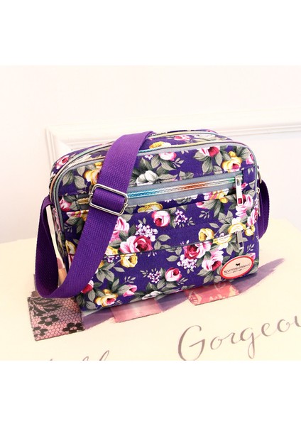 Gül 2023 Kadın Kanvas Omuz Çapraz Küçük Kare Çok Fonksiyonlu Sıcak Satış Büyük Kapasiteli Naylon Crossbody Çantası (Yurt Dışından) modelleri
