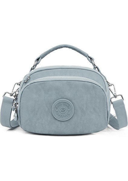 Göl Sıcak Satış Kadın Omuz Saf Renk Tote Açık Kanvas Fermuar Messenger Crossbody Cумка Женская Çantası (Yurt Dışından)