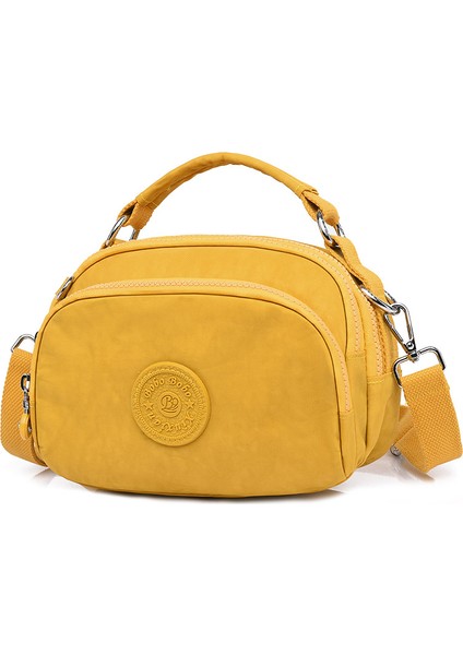 Göl Sıcak Satış Kadın Omuz Saf Renk Tote Açık Kanvas Fermuar Messenger Crossbody Cумка Женская Çantası (Yurt Dışından)