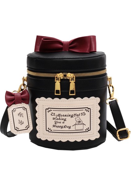 lik Ilmek Kova Şekli Kadın ve Lolita Zincir Omuz Karikatür Küçük Crossbody Kızlar Kawaii Tote Çantası (Yurt Dışından)