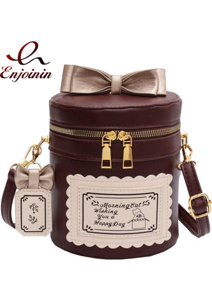 lik Ilmek Kova Şekli Kadın ve Lolita Zincir Omuz Karikatür Küçük Crossbody Kızlar Kawaii Tote Çantası (Yurt Dışından) fiyatları
