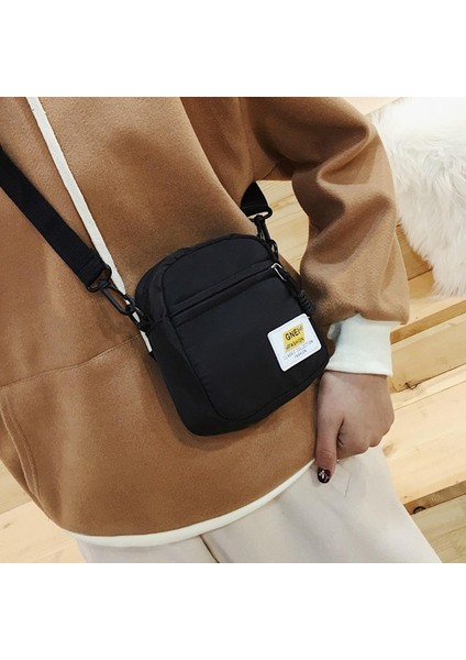 Crossbody Naylon Omuz Ayarlanabilir Askılı Günlük Satchel Küçük Postacı Çantası (Yurt Dışından) fiyatları