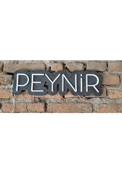 Peynir Neon Duvar Aydınlatması