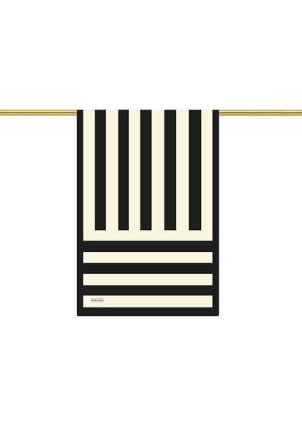 Siyah Çizgi Desen Twill Ipek Şal fiyatları