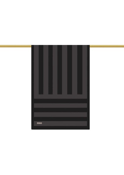 Antrasit Çizgi Desen Twill Ipek Şal fiyatları