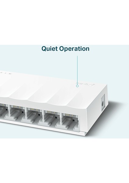 LS1008 8 Port 10/100 Mbps Fast Ethernet Switch Beyaz
