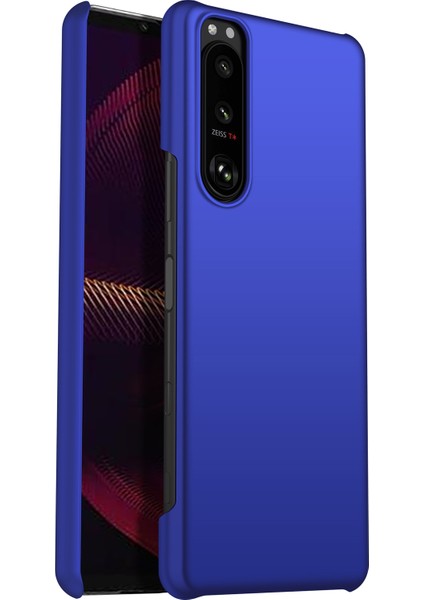 Sony Xperia 5 Iıı 5g Sabit Pc Arka Kapak Düz Renk Anti-Slatch Telefon Kılıfı (Yurt Dışından)