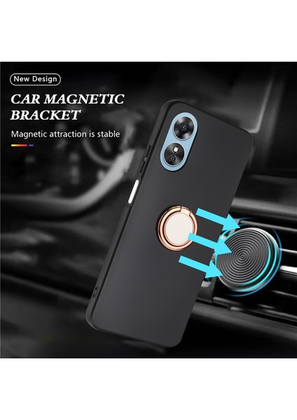 Oppo A78 4g Çizgiye Diyavun Tpu Kılıfı, Ring Kickstandlı Mat Telefon Koruyucu Kapak (Yurt Dışından) fırsatları