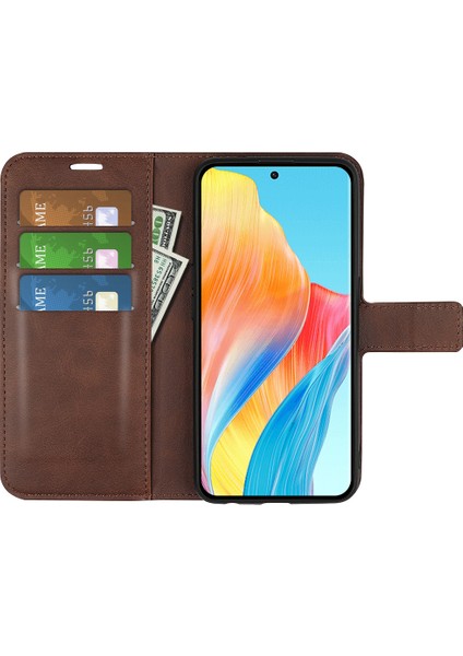 Oppo A1 5g / A98 5g Pu Deri Cüzdan Stand Koruyucu Kılıf Buzağı Doku Telefon Kapağı (Yurt Dışından) fiyatları