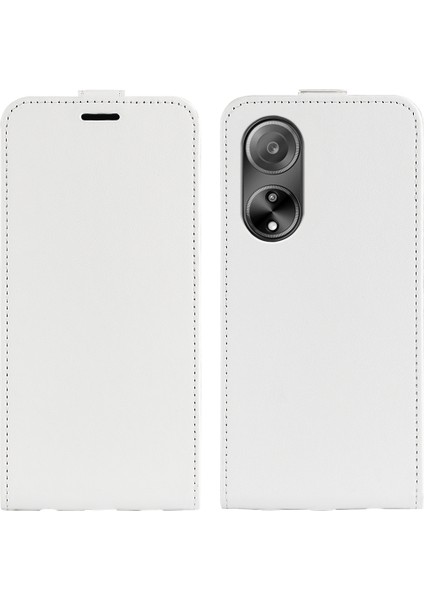 Oppo A1 5g / A98 5g Dikey Flip Telefon Deri Kılıf Kart Tutucu Telefon Kapağı (Yurt Dışından)