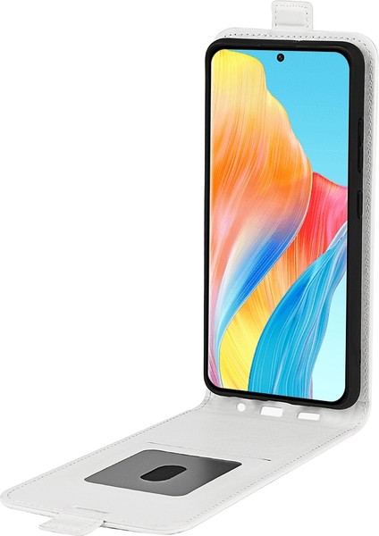 Oppo A1 5g / A98 5g Dikey Flip Telefon Deri Kılıf Kart Tutucu Telefon Kapağı (Yurt Dışından) fiyatları