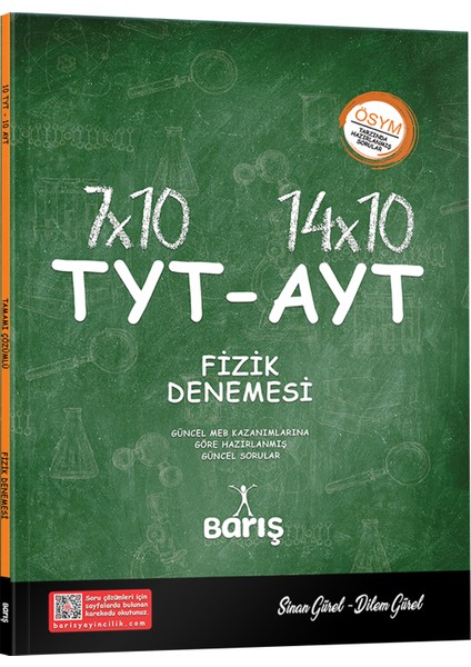 Barış Yayınları TYT AYT Fizik Denemesi