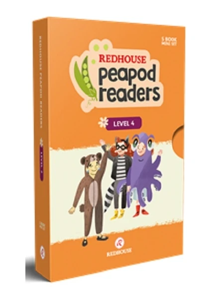 Redhouse Yayınları Peapod Readers İngilizce Hikaye Seti 4 (Kutulu)