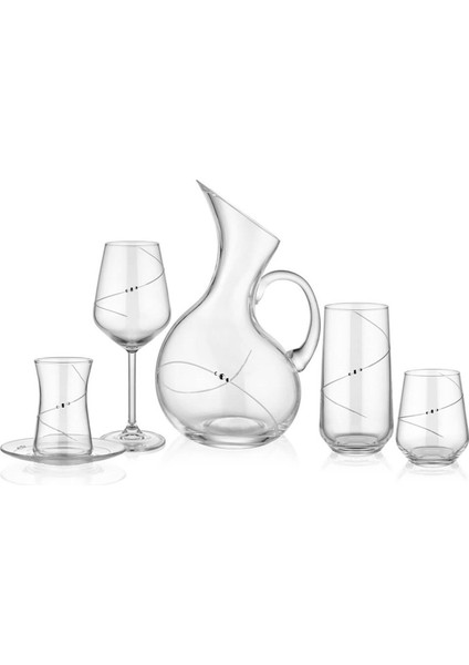 Elegance 61 Parça 12 Kişilik Paşabahçe Cam Bardak Seti