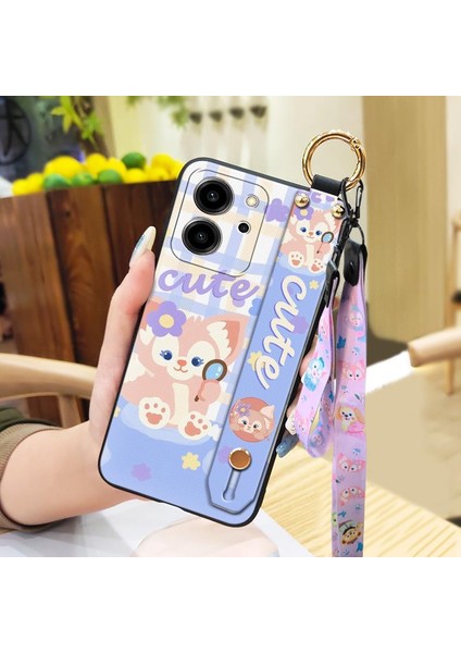 Telefon Kılıfı Huawei Honor 80 Se Kordon Bileklikli Karikatür Telefon Kılıfı (Yurt Dışından)