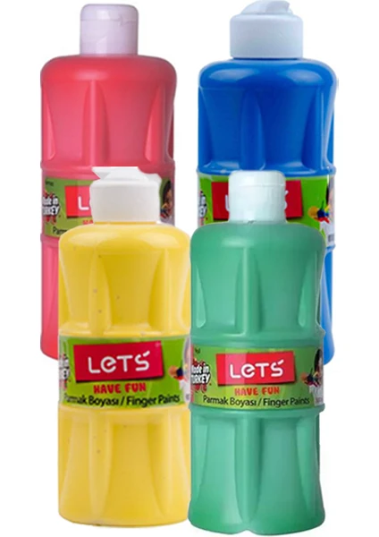 Lets Parmak Boyası 500ML 4lü Set 2