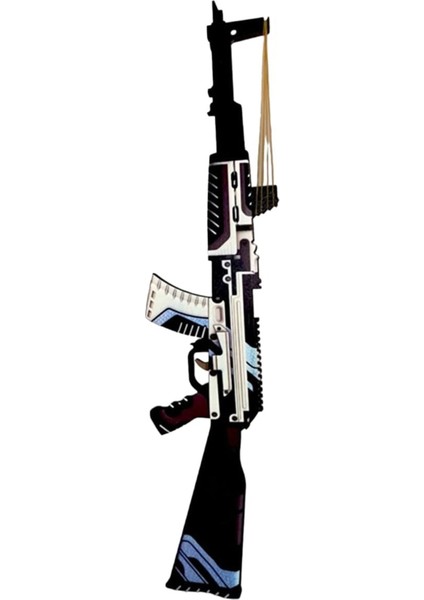 Ahşap Cs-Go AK47 Vulkan Skin Kaplamalı Tabancalı ve Karambiteli Full Set fiyatları