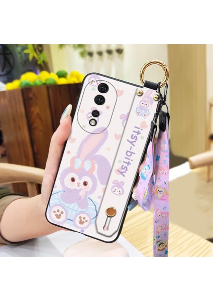 Telefon Kılıfı Huawei Honor 80 5g Kordon Bileklikli Karikatür Telefon Kılıfı (Yurt Dışından)