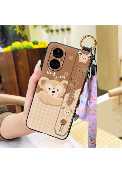 Telefon Kılıfı Huawei P50 Pro Bileklikli Karikatür Telefon Kılıfı (Yurt Dışından)