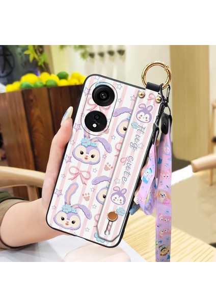 Telefon Kılıfı Oppo A1 Pro 5G/RENO8T 5g Kordon Bileklikli Karikatür Telefon Kılıfı (Yurt Dışından)