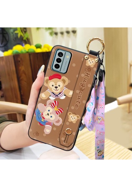 Telefon Kılıfı Nokia G22 Kordon Bileklikli Karikatür Telefon Kılıfı (Yurt Dışından)