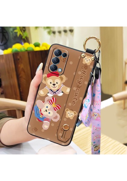 Telefon Kılıfı Oppo Reno5 5g/find X3 Lite/reno5 K Bileklikli Karikatür Telefon Kılıfı (Yurt Dışından)
