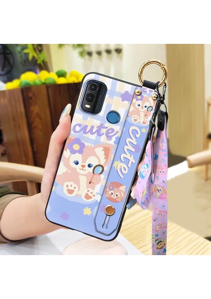 Telefon Kılıfı Nokia G11 Plus Kordon Bileklikli Karikatür Telefon Kılıfı (Yurt Dışından)