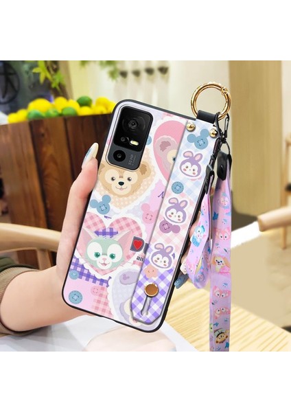 Telefon Kılıfı Tcl 40R/AQUOS V6 5g Kordon Bileklikli Karikatür Telefon Kılıfı (Yurt Dışından) fiyatları