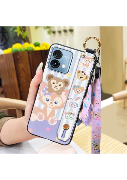 Telefon Kılıfı Motorola Moto G Stylus 5g 2023 Kordon Bileklikli Karikatür Telefon Kılıfı (Yurt Dışından)