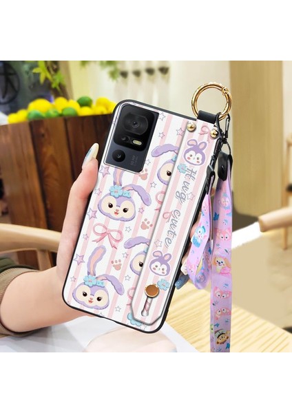 Telefon Kılıfı Tcl 40 Se Kordon Bileklikli Karikatür Telefon Kılıfı (Yurt Dışından)