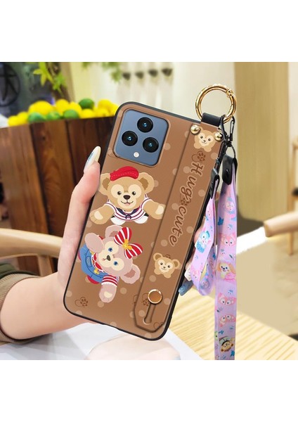 Telefon Kılıfı T-Mobile Revvl 6 Kordon Bileklikli Karikatür Telefon Kılıfı (Yurt Dışından)