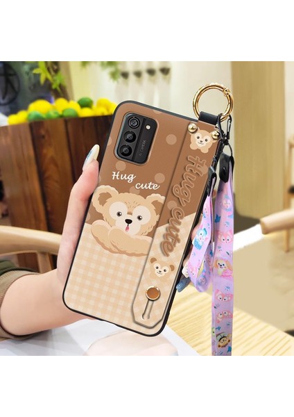 Telefon Kılıfı Nokia G100 Kordon Bileklikli Karikatür Telefon Kılıfı (Yurt Dışından)