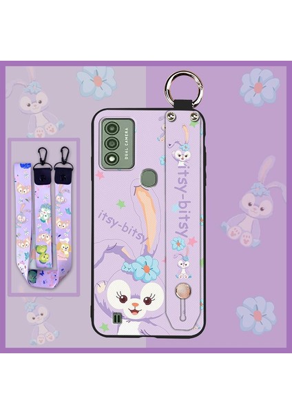 Telefon Kılıfı Wiko Voix Kordon Bileklikli Karikatür Telefon Kılıfı (Yurt Dışından)