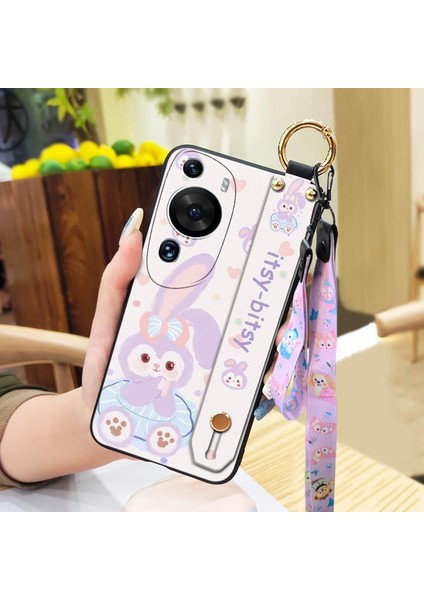 Telefon Kılıfı Huawei P60 Art Kordon Bileklikli Karikatür Telefon Kılıfı (Yurt Dışından)