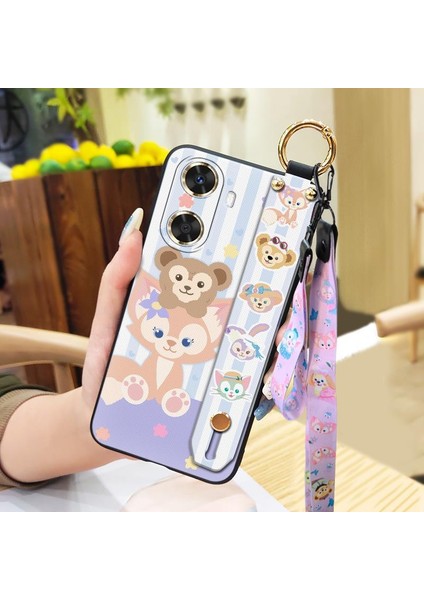 Telefon Kılıfı Huawei Enjoy 60 Kordon Bileklikli Karikatür Telefon Kılıfı (Yurt Dışından)