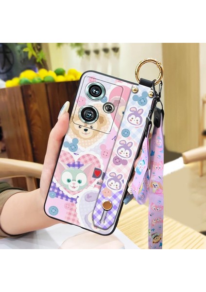 Telefon Kılıfı Zte Nubia Z50 Kordon Bileklikli Karikatür Telefon Kılıfı (Yurt Dışından)