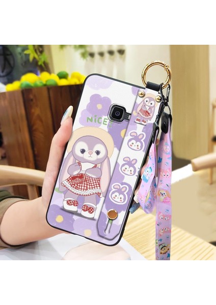 Telefon Kılıfı Samsung Galaxy Xcover4 Kordon Bileklikli Karikatür Telefon Kılıfı (Yurt Dışından)