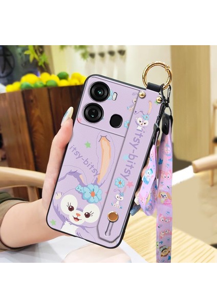 Telefon Kılıfı Itel P40 Kordon Bileklikli Karikatür Telefon Kılıfı (Yurt Dışından) fiyatları