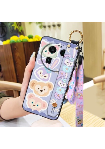 Telefon Kılıfı Oppo Find X6 Kordon Bileklikli Karikatür Telefon Kılıfı (Yurt Dışından)