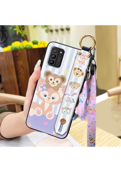 Telefon Kılıfı Nokia G100 Kordon Bileklikli Karikatür Telefon Kılıfı (Yurt Dışından)