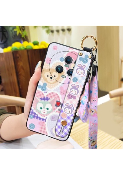 Telefon Kılıfı Huawei Honor Magic 5 Pro Kordon Bileklikli Karikatür Telefon Kılıfı (Yurt Dışından)