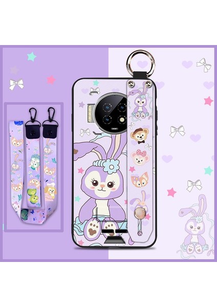 Telefon Kılıfı Oukitel WP19 Kordon Bileklikli Karikatür Telefon Kılıfı (Yurt Dışından)