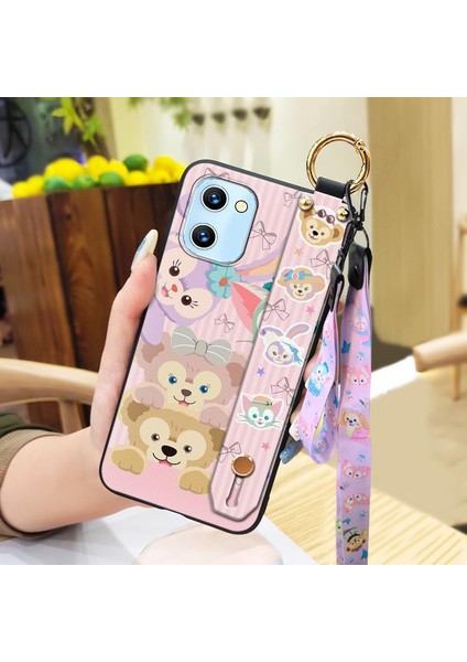Telefon Kılıfı Umidigi C1/c1 Max Kordon Bileklikli Karikatür Telefon Kılıfı (Yurt Dışından)