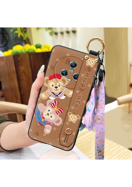 Telefon Kılıfı Huawei Honor Magic 5 Kordon Bileklikli Karikatür Telefon Kılıfı (Yurt Dışından)