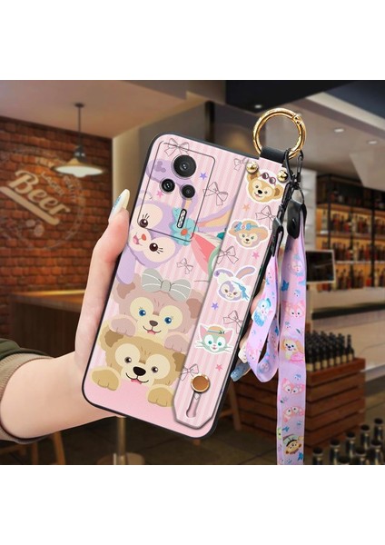 Telefon Kılıfı Xiaomi Redmi K60E Kordon Bileklikli Karikatür Telefon Kılıfı (Yurt Dışından)